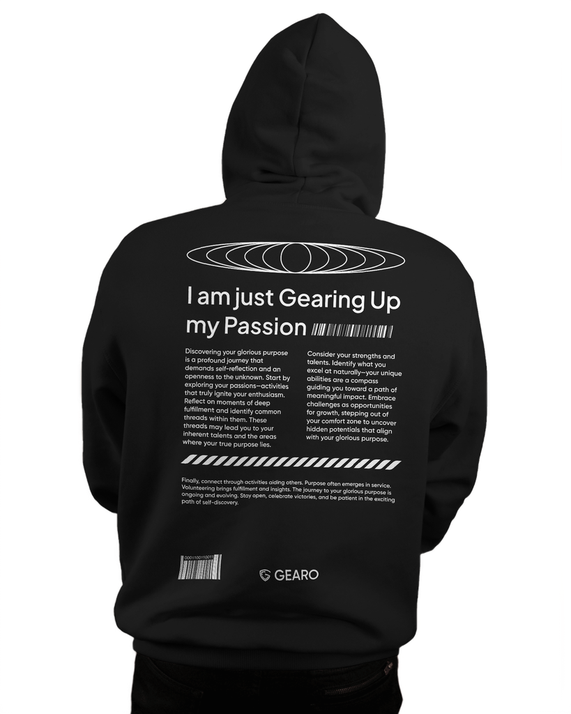 Gearo Exclusive Double Side Designed Hoodie